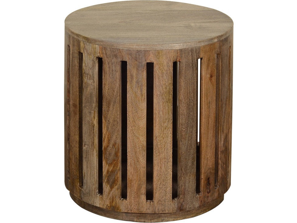 Oscar Brown Accent Table by Crestview at Eve Furniture