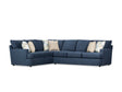 Oscar Sectional in Fabric Blue by ESF Furniture at Eve Furniture
