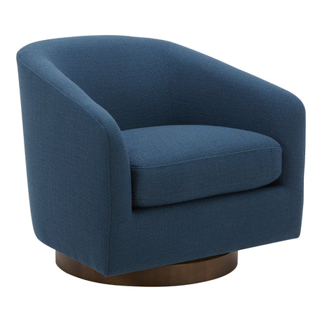 Oscy Dark Atlantic Swivel Chair by MOES at Eve Furniture