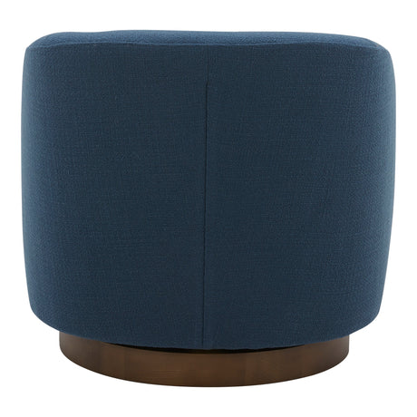 Oscy Dark Atlantic Swivel Chair by MOES at Eve Furniture