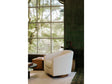 Oscy Faux Shearling White Swivel Chair by Moe's Home at Eve Furniture