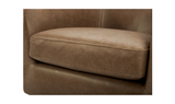 Oscy Leather Swivel Chair Tan by Moe's Home at Eve Furniture