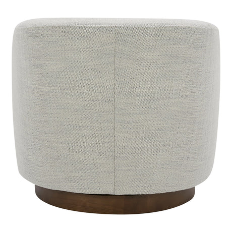 Oscy Splashed White Swivel Chair by MOES at Eve Furniture