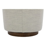 Oscy Splashed White Swivel Chair by Moe's Home at Eve Furniture