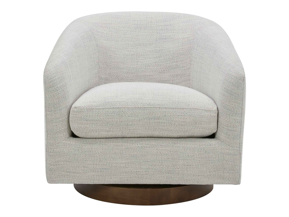 Oscy Splashed White Swivel Chair by Moe's Home at Eve Furniture
