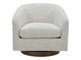 Oscy Splashed White Swivel Chair by Moe's Home at Eve Furniture