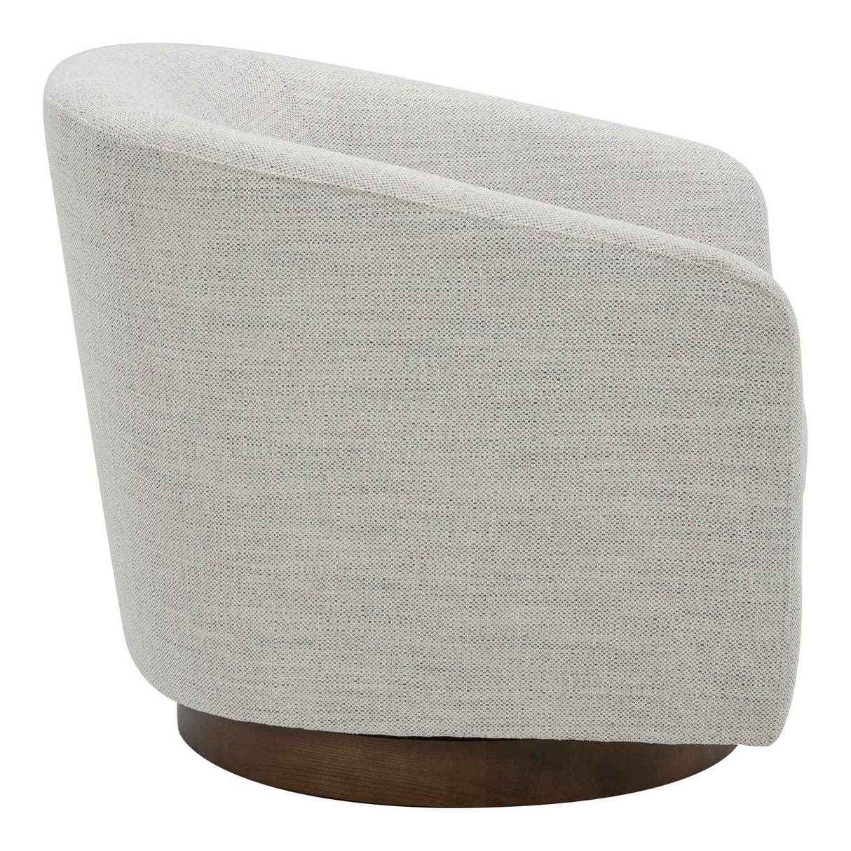 Oscy Splashed White Swivel Chair by Moe's Home at Eve Furniture