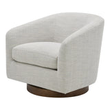 Oscy Splashed White Swivel Chair by Moe's Home at Eve Furniture