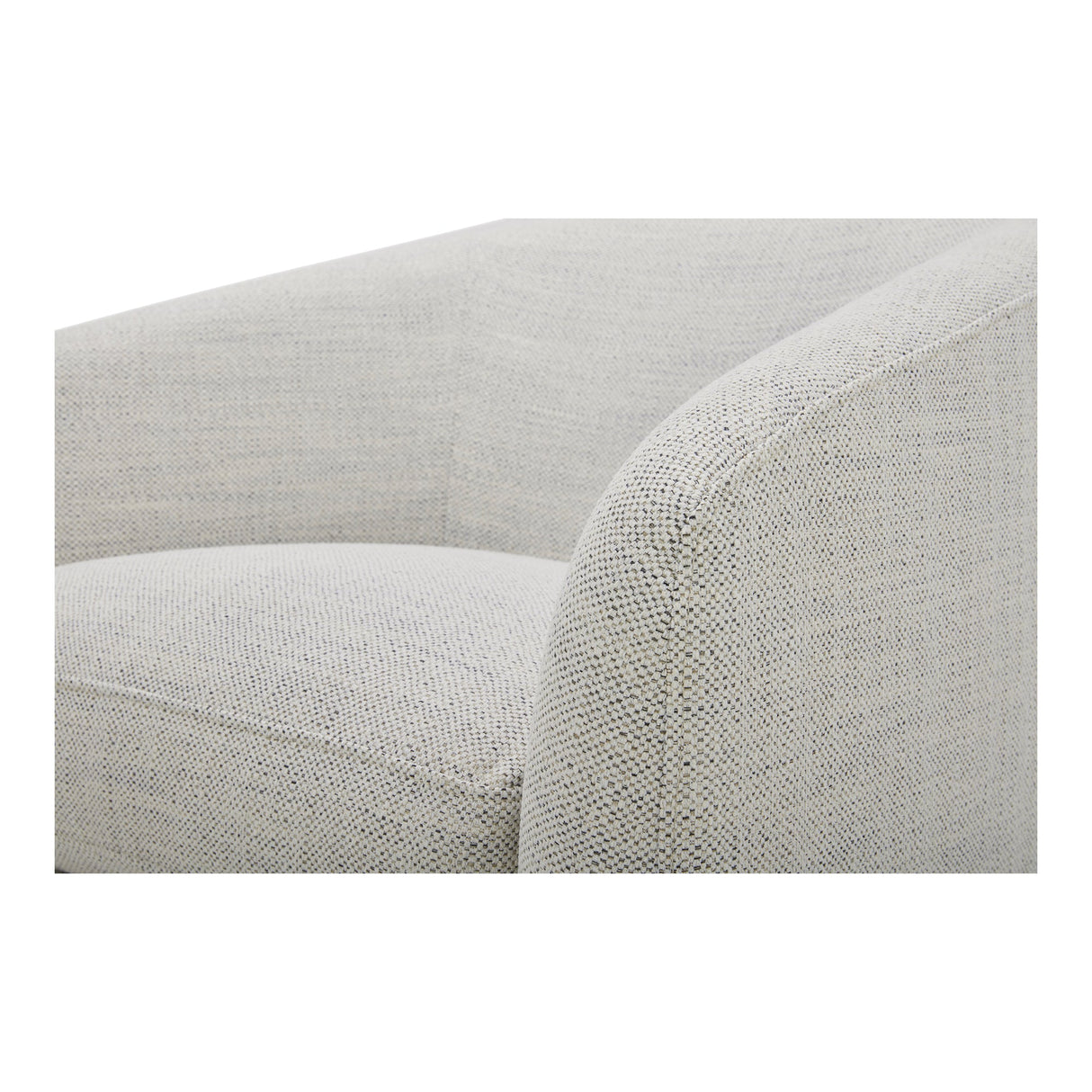 Oscy Splashed White Swivel Chair by Moe's Home at Eve Furniture