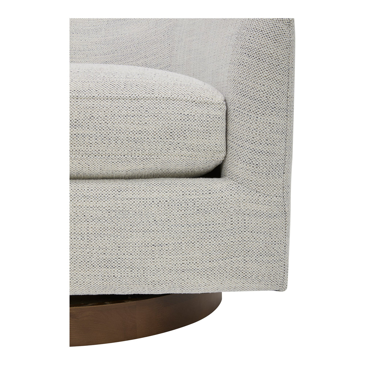 Oscy Splashed White Swivel Chair by Moe's Home at Eve Furniture