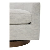 Oscy Splashed White Swivel Chair by Moe's Home at Eve Furniture