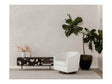 Oscy Splashed White Swivel Chair by Moe's Home at Eve Furniture