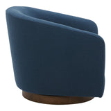 Oscy Swivel Chair Dark Atlantic Blue by Moe's Home at Eve Furniture