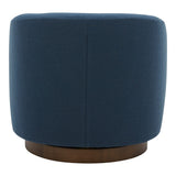 Oscy Swivel Chair Dark Atlantic Blue by Moe's Home at Eve Furniture