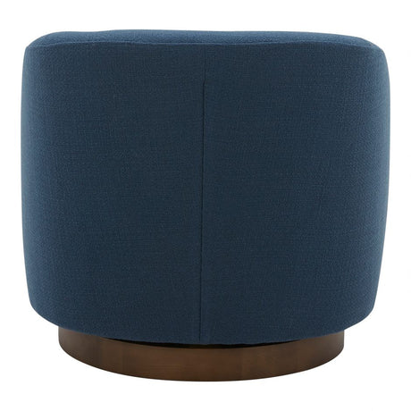 Oscy Swivel Chair Dark Atlantic Blue by Moe's Home at Eve Furniture