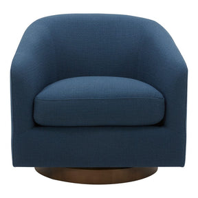 Oscy Swivel Chair Dark Atlantic Blue by Moe's Home at Eve Furniture