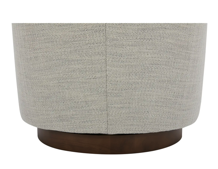 Oscy Swivel Chair Splashed White by Moe's Home at Eve Furniture
