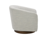 Oscy Swivel Chair Splashed White by Moe's Home at Eve Furniture