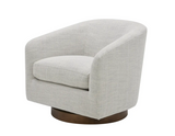 Oscy Swivel Chair Splashed White by Moe's Home at Eve Furniture