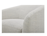 Oscy Swivel Chair Splashed White by Moe's Home at Eve Furniture