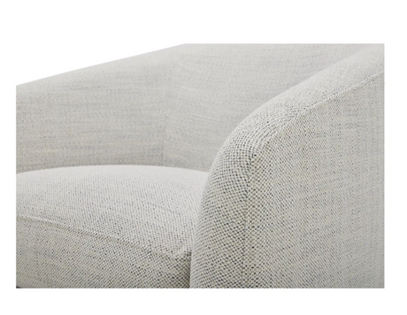 Oscy Swivel Chair Splashed White by Moe's Home at Eve Furniture
