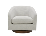 Oscy Swivel Chair Splashed White by Moe's Home at Eve Furniture