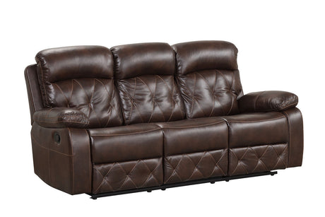 Osias Brown Sofa & Loveseat & Chair by Furniture of America at Eve Furniture