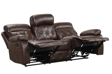Osias Brown Sofa & Loveseat & Chair by Furniture of America at Eve Furniture