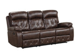 Osias Brown Sofa & Loveseat by Furniture of America at Eve Furniture