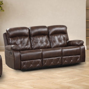 Osias Brown Manual Sofa by Furniture of America at Eve Furniture