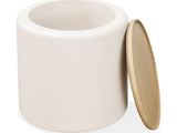 Oskar Barley Lift Top Round End Table by Modus Furniture at Eve Furniture
