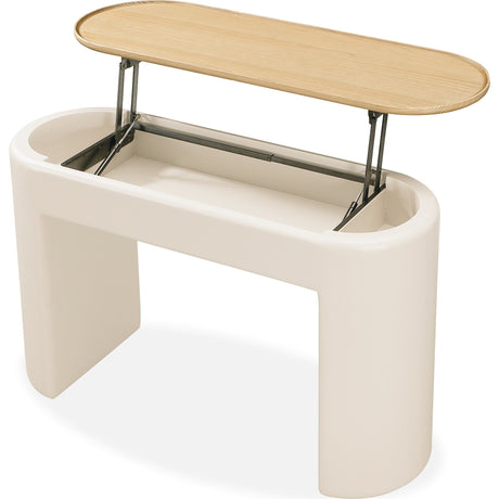 Oskar Lift Top Console Table in Barley by Modus Furniture at Eve Furniture
