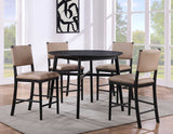 Oslo Midnight Counter Height Dining Set by Steve Silver at Eve Furniture