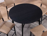 Oslo Midnight Counter Height Dining Set by Steve Silver at Eve Furniture