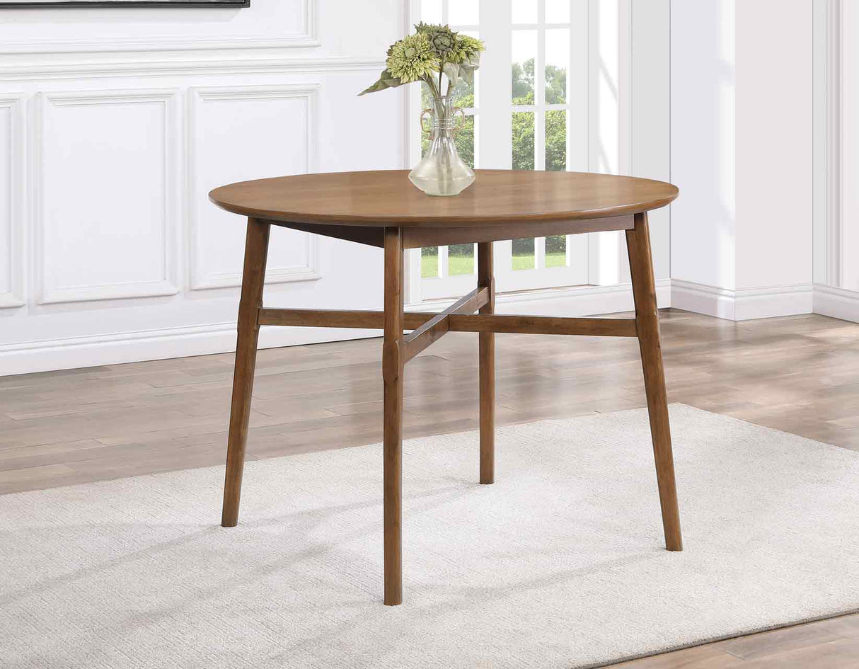 Oslo Pecan Counter Height Dining Set by Steve Silver at Eve Furniture