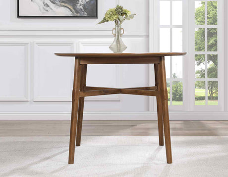 Oslo Pecan Counter Height Dining Set by Steve Silver at Eve Furniture