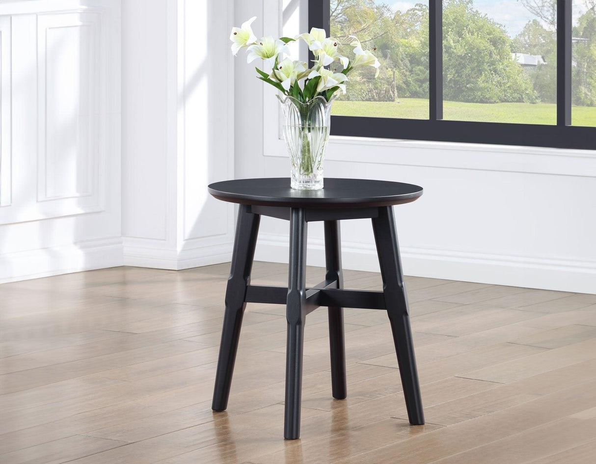 Oslo 3-Piece Table Set, Black by Steve Silver at Eve Furniture