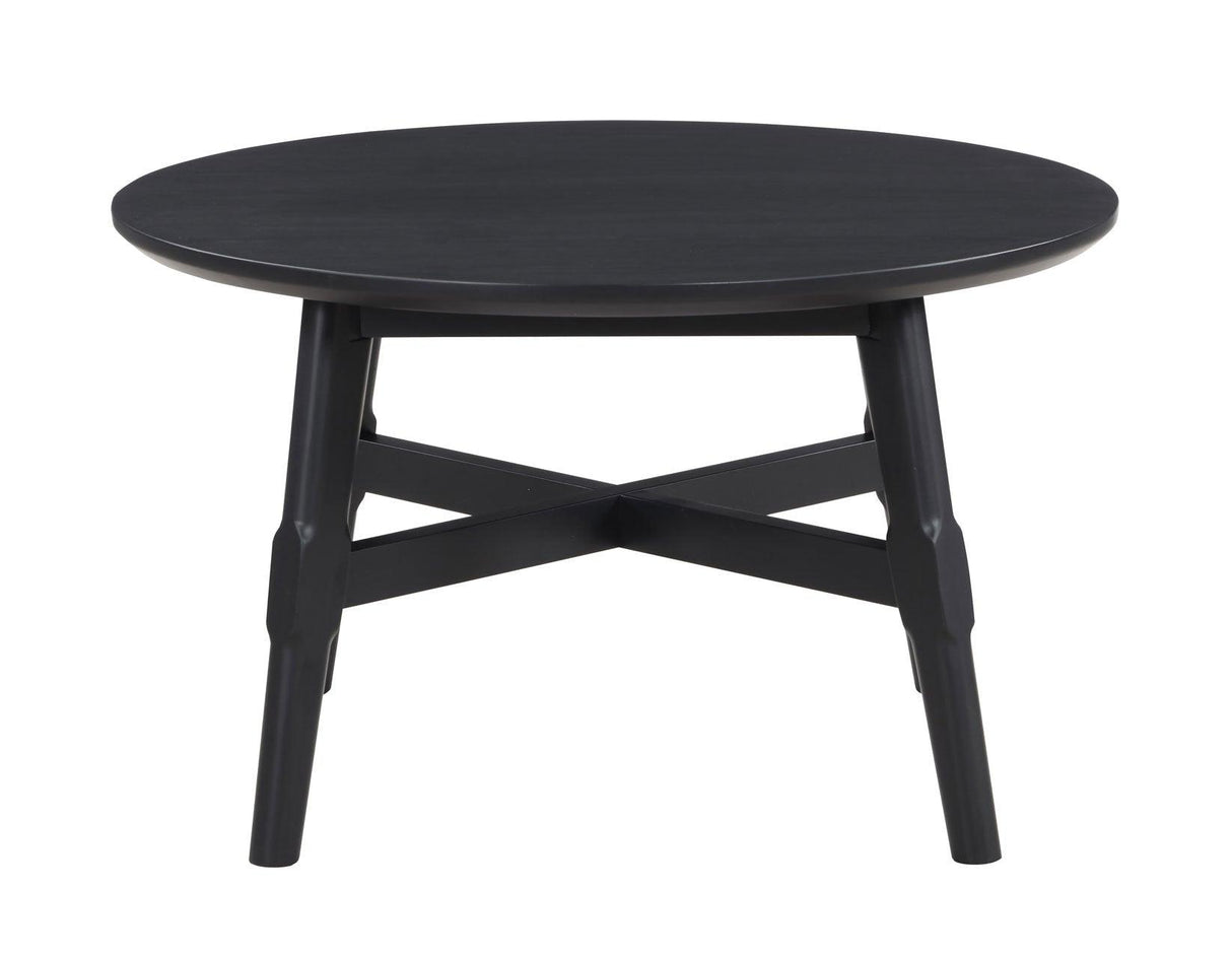 Oslo 3-Piece Table Set, Black by Steve Silver at Eve Furniture