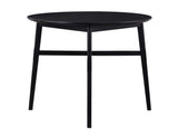 Oslo 46″ Round Counter Table, Black by Steve Silver at Eve Furniture