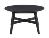 Oslo Black Coffee Table by Steve Silver at Eve Furniture