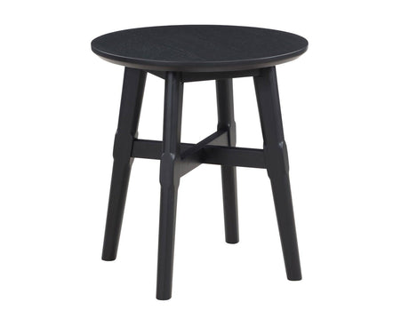 Oslo End Table, Black by Steve Silver at Eve Furniture