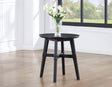 Oslo End Table, Black by Steve Silver at Eve Furniture