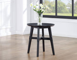 Oslo End Table, Black by Steve Silver at Eve Furniture