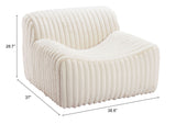 Osterbro Accent Chair Cream by Zuomod at Eve Furniture
