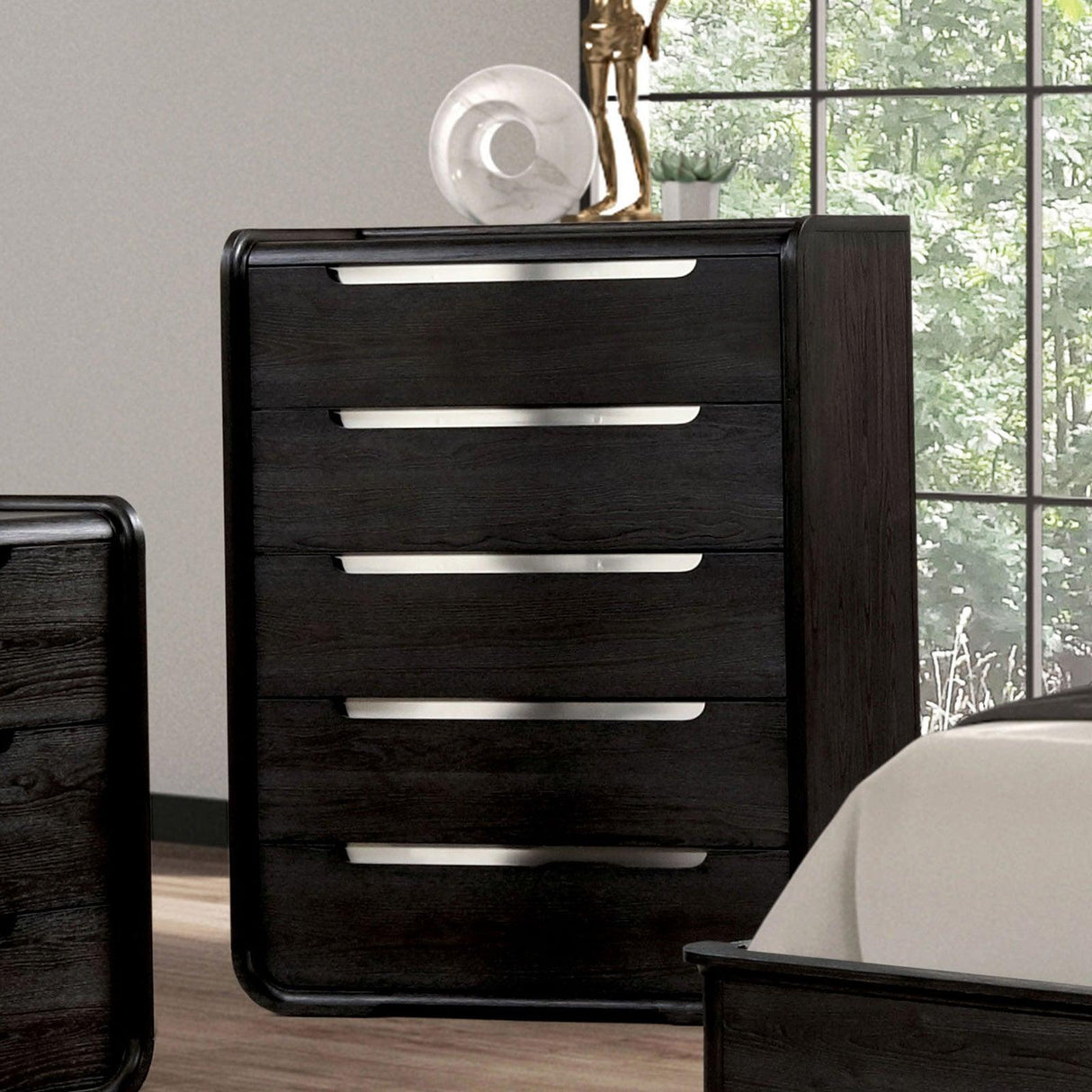 Osterley Black Chest by Furniture of America at Eve Furniture