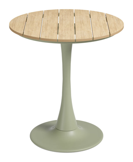 Oswego Bistro Table Green by Zuomod at Eve Furniture