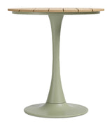 Oswego Bistro Table Green by Zuomod at Eve Furniture