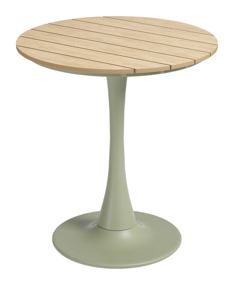 Oswego Bistro Table Green by Zuomod at Eve Furniture