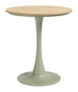Oswego Bistro Table Green by Zuomod at Eve Furniture