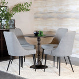 Oswego Bronze Round 30-inch Bistro Dining Table by Coaster at Eve Furniture